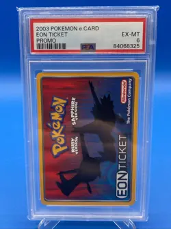 Pokemon Eon Ticket - PSA 6 - Ruby & Sapphire E-Reader Card - Promo - Image 1