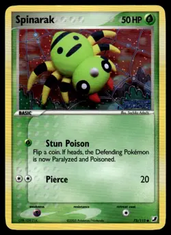2005 EX - Unseen Forces Spinarak Basic/Common #75 - Image 1