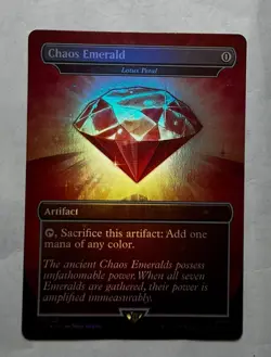 MTG Red Chaos Emerald (Lotus Petal) 7032 Secret Lair Drop Sonic PSA 10 POTENTIAL - Image 3