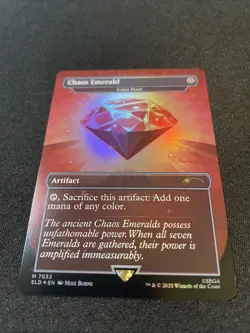 Chaos Emerald / Lotus Petal (Red) Sonic the Hedgehog Secret Lair Drop (NM/M) - Image 4