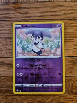 Pokemon TCG Rebel Clash Card | Indeedee 088/192 Uncommon Reverse Holo - Image 1