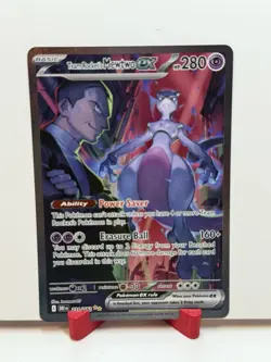 Pokemon TCG Team Rocket’s Mewtwo EX 231/182 Sv10: Destined Rivals SIR NM/Mint - Image 1