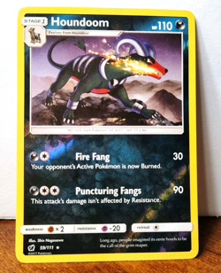 POKEMON HOUNDOOM 59/111 REVERSE HOLO RARE CRIMSON INVASION LP-NM - Image 1