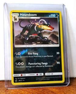 POKEMON HOUNDOOM 59/111 REVERSE HOLO RARE CRIMSON INVASION LP-NM - Image 3