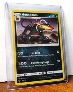 POKEMON HOUNDOOM 59/111 REVERSE HOLO RARE CRIMSON INVASION LP - Image 5