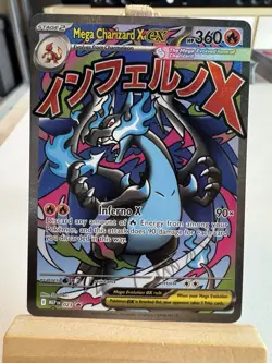 Pokemon TCG Mega Charizard X Ex MEP 023 Ultra Premium Collection Promo UPC - Image 1