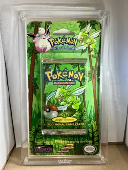 1999 Pokemon Jungle Booster Pack Factory Sealed Trading Card Game VINTAGE Sealed 742818060639 - Image 1