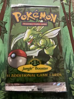 1999 Pokemon Jungle Booster Pack Factory Sealed Trading Card Game VINTAGE Sealed 742818060639 - Image 3