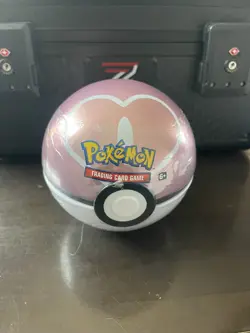 FACTORY SEALED Pokemon TCG Love Ball Pokeball Tin (J21) RARE Pokemon Tin - Image 4