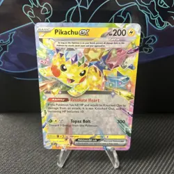 Pokemon Pikachu TCG Surging Sparks EX Double Rare Holo Card 057/191 NM Condition - Image 1