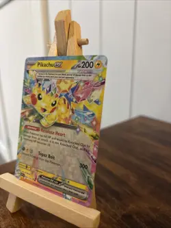 Pokemon Pikachu TCG Surging Sparks EX Double Rare Holo Card 057/191 NM Condition - Image 2