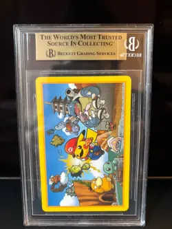 2016 Pokemon Mario Pikachu Queen of Hearts Playing Cards BGS 10 - Image 2