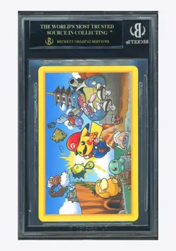Pokemon BGS 10 BLACK LABEL Jack Of Diamonds 2016 Mario Pikachu Playing Cards JPN - Image 2