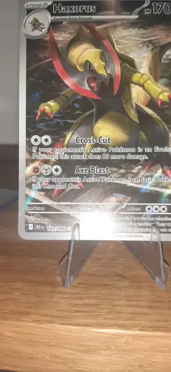 Haxorus Illustration Rare 147/086 Black Bolt Pokemon Tcg - Image 4