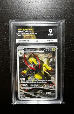 Haxorus 147/086 ACE 9 Black Bolt Illustration Rare Pokemon TCG - Image 1