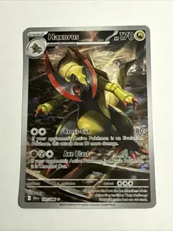 Pokemon Haxorus Illustration Rare TCG Black Bolt 147/086 Sv: Fresh NM Condition - Image 1