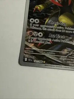 Pokemon Haxorus Illustration Rare TCG Black Bolt 147/086 Sv: Fresh NM Condition - Image 2