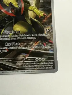 Pokemon Haxorus Illustration Rare TCG Black Bolt 147/086 Sv: Fresh NM Condition - Image 3