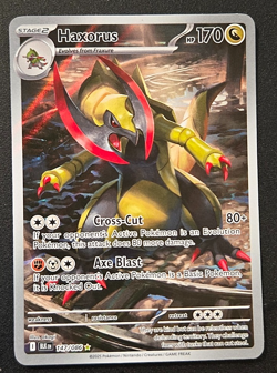 Pokemon TCG Black Bolt 147/086 Haxorus Illustration Rare - Image 2