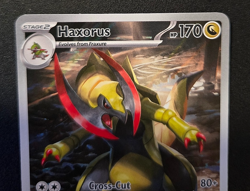 Pokemon TCG Black Bolt 147/086 Haxorus Illustration Rare - Image 4