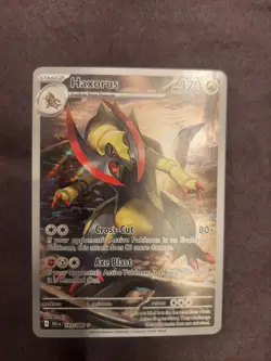 Black Bolt Haxorus 147 / 086 full art illustration NM pokemon TCG rare card - Image 1