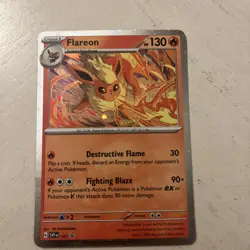 Flareon - 167 (Cosmos Holo) 167 Sv: Scarlet & Violet Promo Cards Holo - Image 1