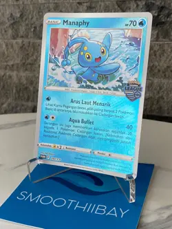 Manaphy Promo Regional League Indonesia Exclusive 350/S-P Pokemon Card NM - Image 1