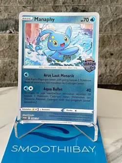 Manaphy Promo Regional League Indonesia Exclusive 350/S-P Pokemon Card NM - Image 2