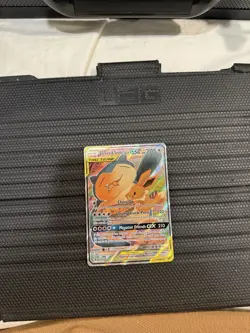 Eevee & Snorlax GX SM169 Holo Card Mint Condition - Image 1
