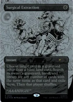 MTG Surgical Extraction (Inks) (2022) | NM Foil | Secret Lair Spider-Man {SLD} - Image 2