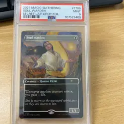 PSA 9 Mint MTG Soul Warden FOIL Secret Lair Drop 1708 - Image 1