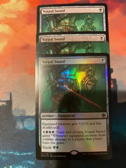 MTG Adventures in the Forgotten Realms Vorpal Sword x 3 - Image 1