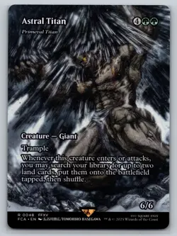 Astral Titan - Primeval Titan (Showcase) Final Fantasy: Through the Ages Regular - Image 1