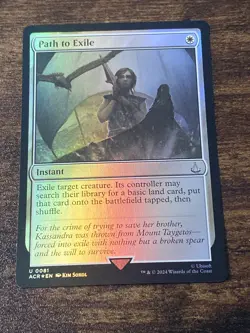 Path to Exile 0081 Foil Assassin's Creed Universes Beyond MTG Magic S2086* - Image 1