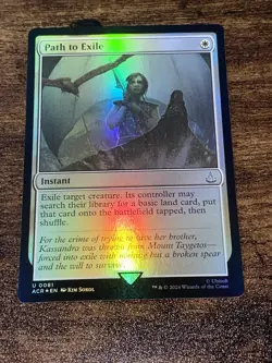 Path to Exile 0081 Foil Assassin's Creed Universes Beyond MTG Magic S2086* - Image 2