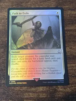 Path to Exile 0081 Foil Assassin's Creed Universes Beyond MTG Magic S2086* - Image 3