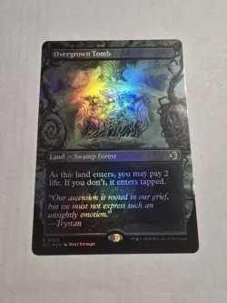 Overgrown Tomb (Borderless) Lorwyn Eclipsed Foil - Image 1