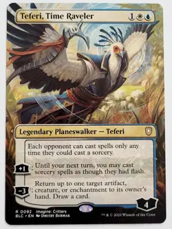 MTG Teferi Time Raveler Borderless - BLC NM - Image 1