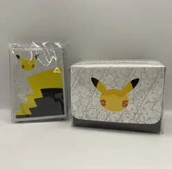 Pokemon Center Exclusive Celebrations Sleeves & Deck Box SEALED 25th Anniversary - Image 1