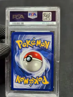 1999 Pokemon 1st Edition Fossil Hitmonlee Non Holo Rare #22 PSA 8 NM-MT - Image 3