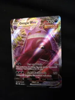 Pokemon Gengar VMAX 157/264 Fusion Strike Ultra Rare Full Art Holo Single Strike - Image 1