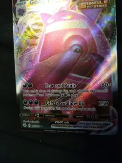 Pokemon Gengar VMAX 157/264 Fusion Strike Ultra Rare Full Art Holo Single Strike - Image 3