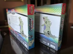 LOT OF 2 Pokemon Prismatic Evolutions Lucario & Tyranitar ex Premium Collection - Image 5