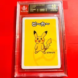 BGS 10 Black Label Pokemon Babanuki Pikachu 2025 Japanese From JAPAN - Image 1