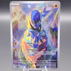 Sawk - 130/086 Illustration Rare SV: White Flare Pokemon TCG NM - Image 1