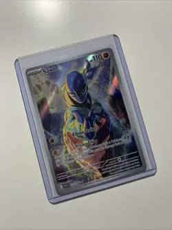 ENGLISH Pokemon TCG - Sawk - 130/086 - Illustration Rare - SV: White Flare - Image 1