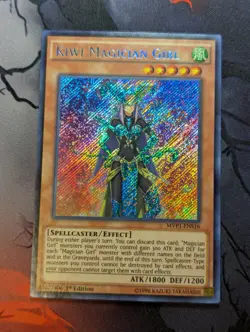 Kiwi Magician Girl MVP1-ENS16 Secret Rare 1st Edition YuGiOh TCG Card - Image 1