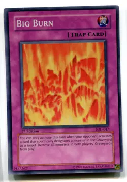 Yu-Gi-Oh! Big Burn Super Rare IOC-047 englisch Grosses Brennen - Image 1