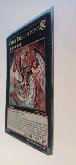 Yugioh - Cyber Dragon Nova *Ultra Rare* SDCR-EN038 (Moderate Play) 1st Edition! - Image 3