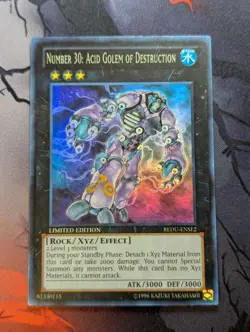 Number 30: Acid Golem of Destruction - REDU-ENSE2 - Super Rare - Limited Edition - Image 1